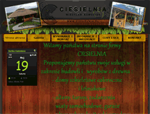Tablet Screenshot of ciesielnia.pl